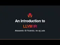 An introduction to LLVM IR