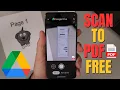 How to Scan Documents to PDF in Google Drive - Free