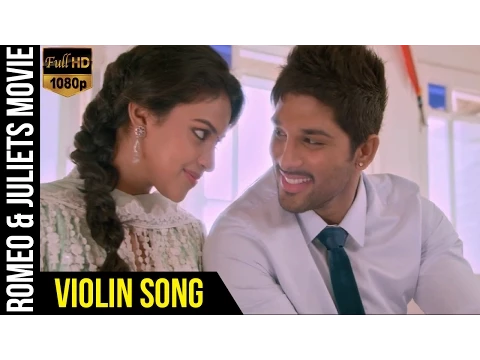 Download MP3 Violin Video Song | Romeo \u0026 Juliets Malayalam Movie | Allu Arjun | Amala Paul | Iddarammayilatho