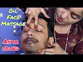 Oil Face Massage Head Massage With Loud Neck Crack ASMR Oil Face Massage The Massage Heaven