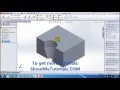 SolidWorks Revolved Cut Tutorial - SolidWorks Tutorials for Beginners