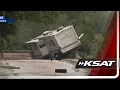 RV damaged after floodwaters sweep through Schertz