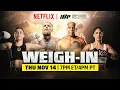 MVP Weigh-In Paul vs Tyson Taylor vs Serrano
