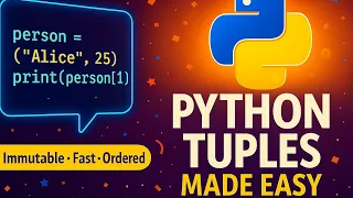 Python Tuples Explained Simply Python for beginners