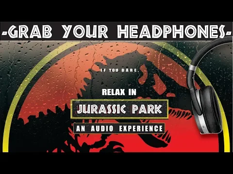 Download MP3 3 HOURS of RELAXING RAIN in JURASSIC PARK! - Calming Rain and Thunder - Dinosaur Sounds - Ambiance