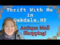 Thrift With Me in Oakdale NY Antique Mall Shopping MCM Vintage Finds