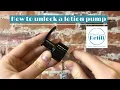 Tutorial How to unlock a lotion pump
