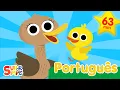 Download Lagu Cinco patinhos + e mais | Canções Infantis e Rimas de Berçário | Super Simple Português