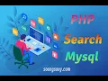 How to create search option or feature using PHP 7