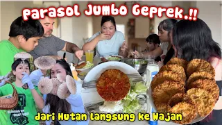PARASOL JUMBO LANGSUNG DIMASAK JADI PARASOL GEPREK‼️ENAK NO DEBAT‼️