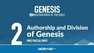Authorship and Division of Genesis