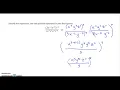 Simplify expression using only positive exponents