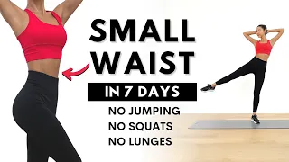 Download SMALL WAIST in 7 Days | 15 MIN Non-stop Standing Workout - No Squat, No Lunge, No Jumping MP3