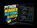 Star patterns code in python useing python code