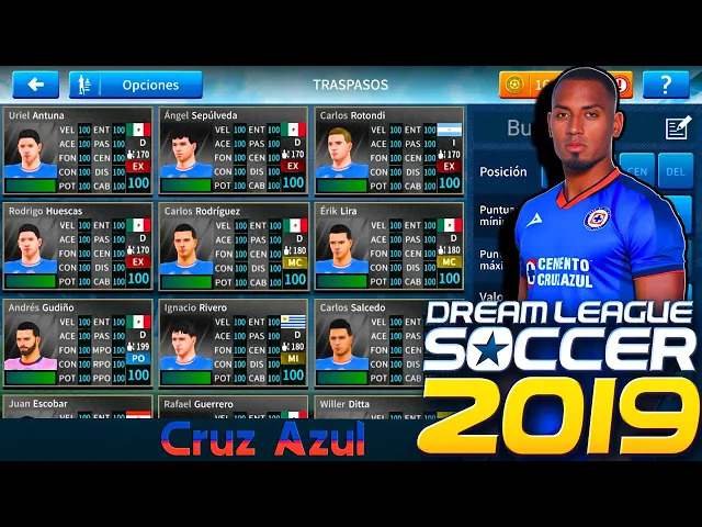 Download MP3 Plantilla de Cruz Azul para el dls 2023-2024 (Dream league soccer 19)