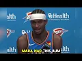 Shai Gilgeous Alexander ROASTS Wemby after win - Post game interview - OKC Thunder vs Spurs