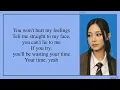 TZUYU (쯔위) - DIVE IN (Lyrics)