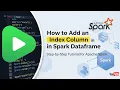 How to add an index Column in Spark Dataframe www smartdatacamp com