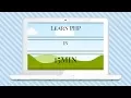 Learn PHP in 15 minutes