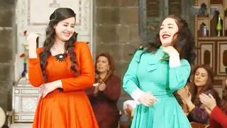 رقصة هيا مرعشلي وروعة السعدي    في اجمل مشاهد طوق البنات  دندنها