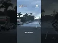 Rare wall of rain approaches woman in San Diego