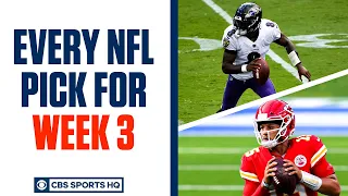 Brady Quinn and Pete Prisco make EVERY WEEK 3 NFL Pick CBS Sports