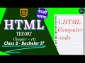 HTML chapter 10 Theory Master HTML The Best Course for Web Development in Nepali Language