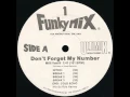 Lagu Baby d'ont forget my number ( funkymix ) - MILLI VANILLI  ( DJ  OUIPET ) 1989