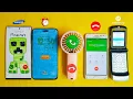 Samsung Minecraft + iPhone 14 alarm + Samsung j3 pro Calling on Motorola v3 + Fanphone incoming call