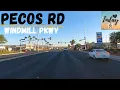 Driving Pecos Road - St Rose Parkway HENDERSON Nevada Passed Coronado Center Virtual Drive Tour