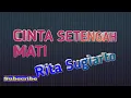 CINTA SETENGAH MATI RITA SUGIARTO Dangdut Karaoke Tanpa Vokal@DEDIROSADI
