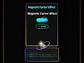 Create a Custom Animated Mouse Cursor with Stylish Buttons HTML CSS JavaScript Project