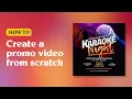 How to Create a Promo From Scratch with PosterMyWall