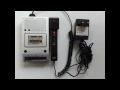 Vintage Dictaphone Grundig Stenorette 2300L -  German 1980