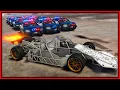 GTA 5 Roleplay - 10 cops chase jet engine flip car RedlineRP