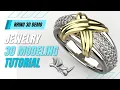 Rhino 3D Tutorial Creating Antique X Rings