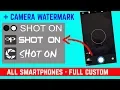 CARA MEMBERI LOGO SHOT ON FOTO KAMERA HANDPHONE - how to add shot on