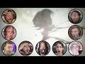 Youtubers Reacting to Gabi shooting Eren Attack on Titan S4 Ep 19
