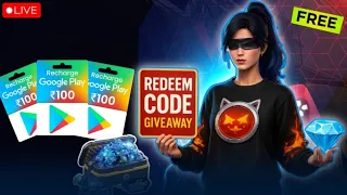 🔴[LIVE] REDEEM CODE GIVEAWAY FREE FIRE 🔥 💸💎💰
