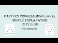 JAVA PROGRAMMING - Hollow Triangle Inverted Hollow Triangle Patterns in Java