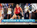 Wisconsin at Marquette Sept 17 2025 B1G Volleyball in 60