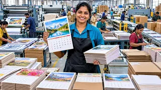 How Calendar Boards Are Made in a Factory | Amazing Manufacturing Process | Inside Makers