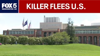 Accused murderer flees U S from Virginia mental health facility