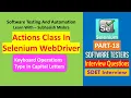 18 - What Is Actions Class in Selenium Webdriver