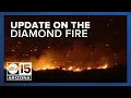 Fire s giving update on Diamond Fire burning in north Scottsdale