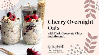 Cherry Overnight Oats Recipe Daisybeet