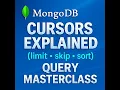 MongoDB Cursors Tutorial Efficient Pagination with limit skip sort