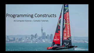 05 - Programming Constructs