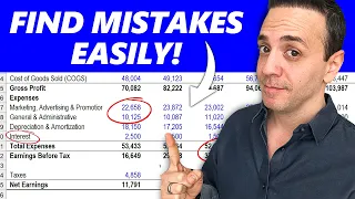 How To Find Mistakes In The Income Statement