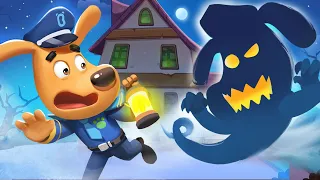 mysterious house sheriff labrador ghost kids cartoon sheriff labrador babybus